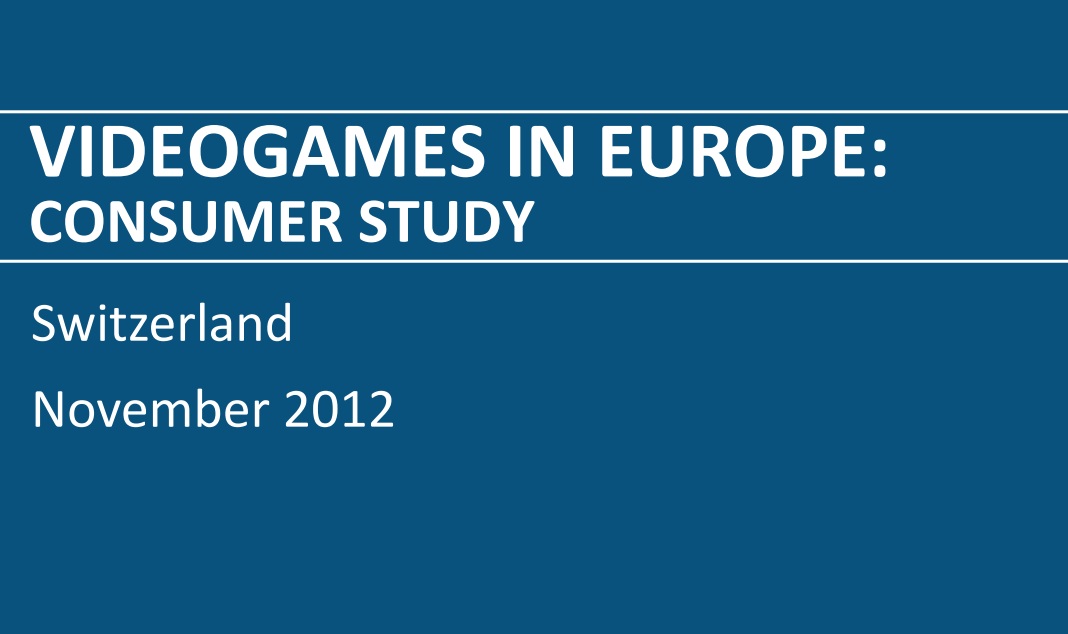 Videogames in Europa: Studie 2012